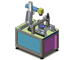 手机中板信号弹片自动装料焊接机